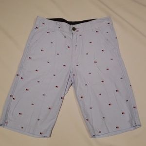 Tommy Hilfigher American flag logo shorts
